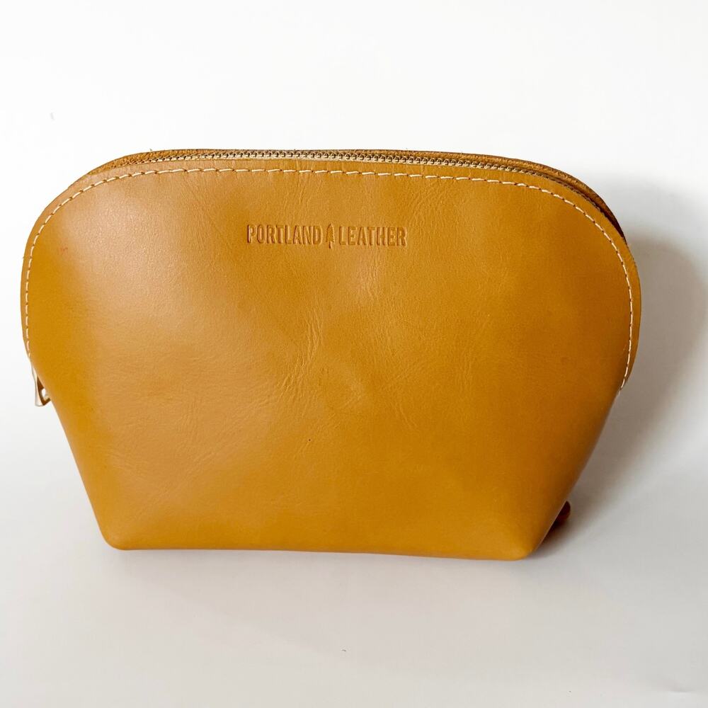 Portland Leather Goods Belladonna Zip Pouch Mango BNNU